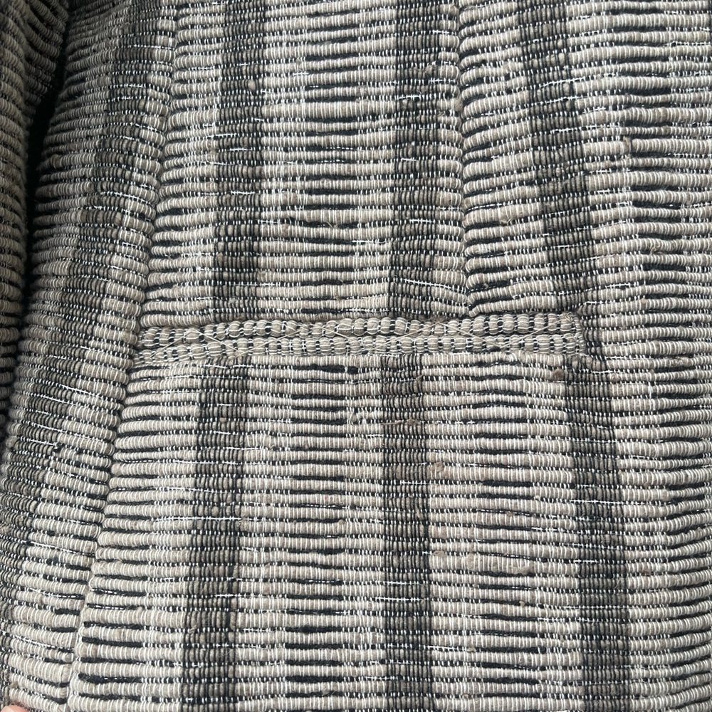 Doncaster Gray And Silver Thread Patterned Blazer… - image 3